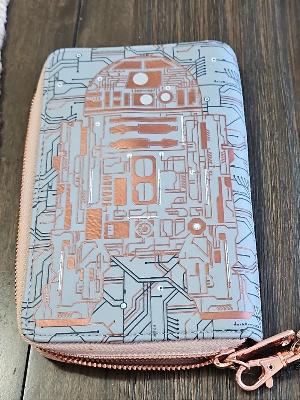 Star Wars light up droid wallet from Galaxy Edge